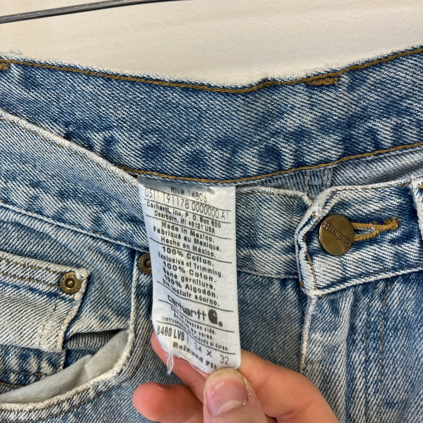 Vintage Distressed Carhartt Jeans 34