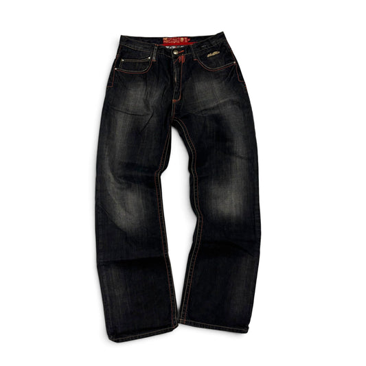 Y2K Stash House Washed Baggy Jeans 34