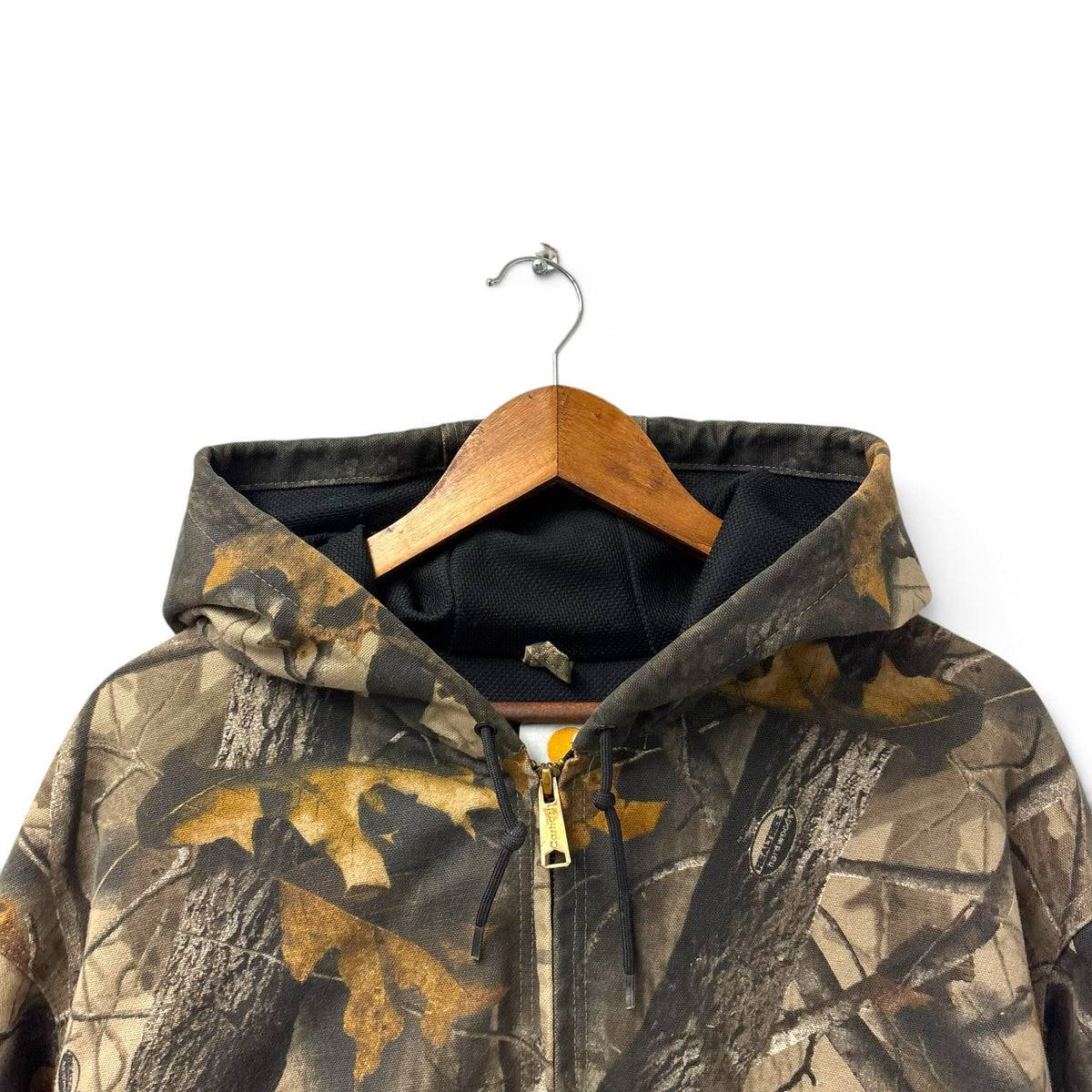 Vintage Carhartt Real Tree Hooded Work Jacket M