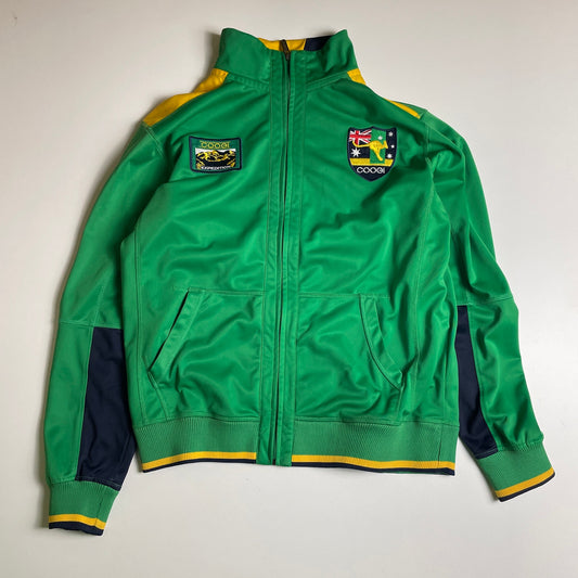 Coogi green track zip up jacket