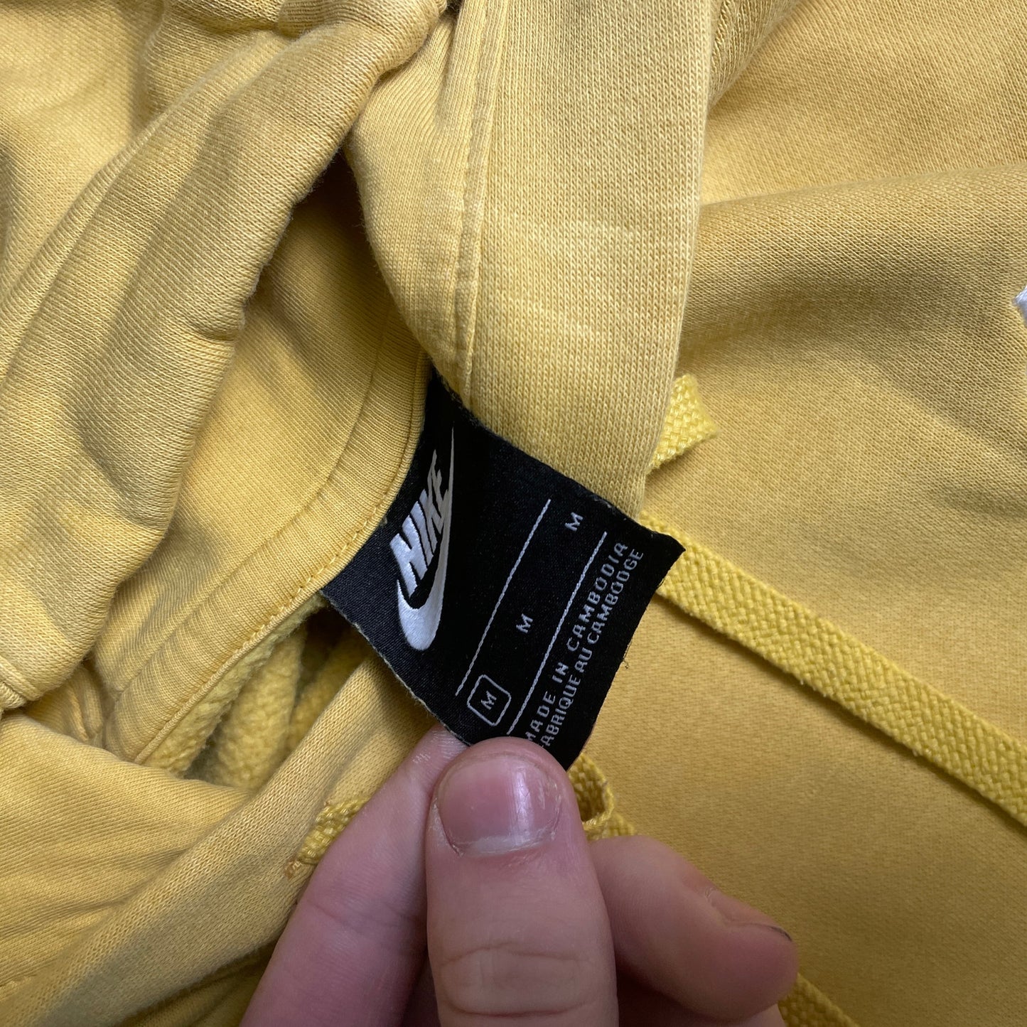 Nike yellow hoodie M