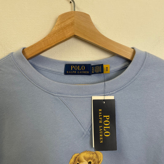 Polo Bear Ralph Lauren Blue Crewneck NWT Xl