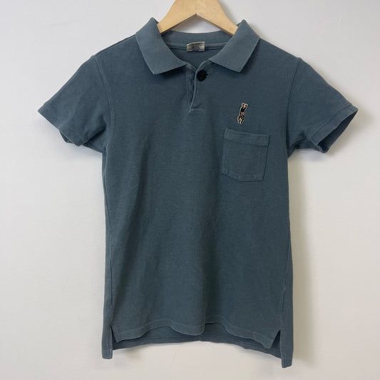 Kapital diver embroidery logo polo shirt XS
