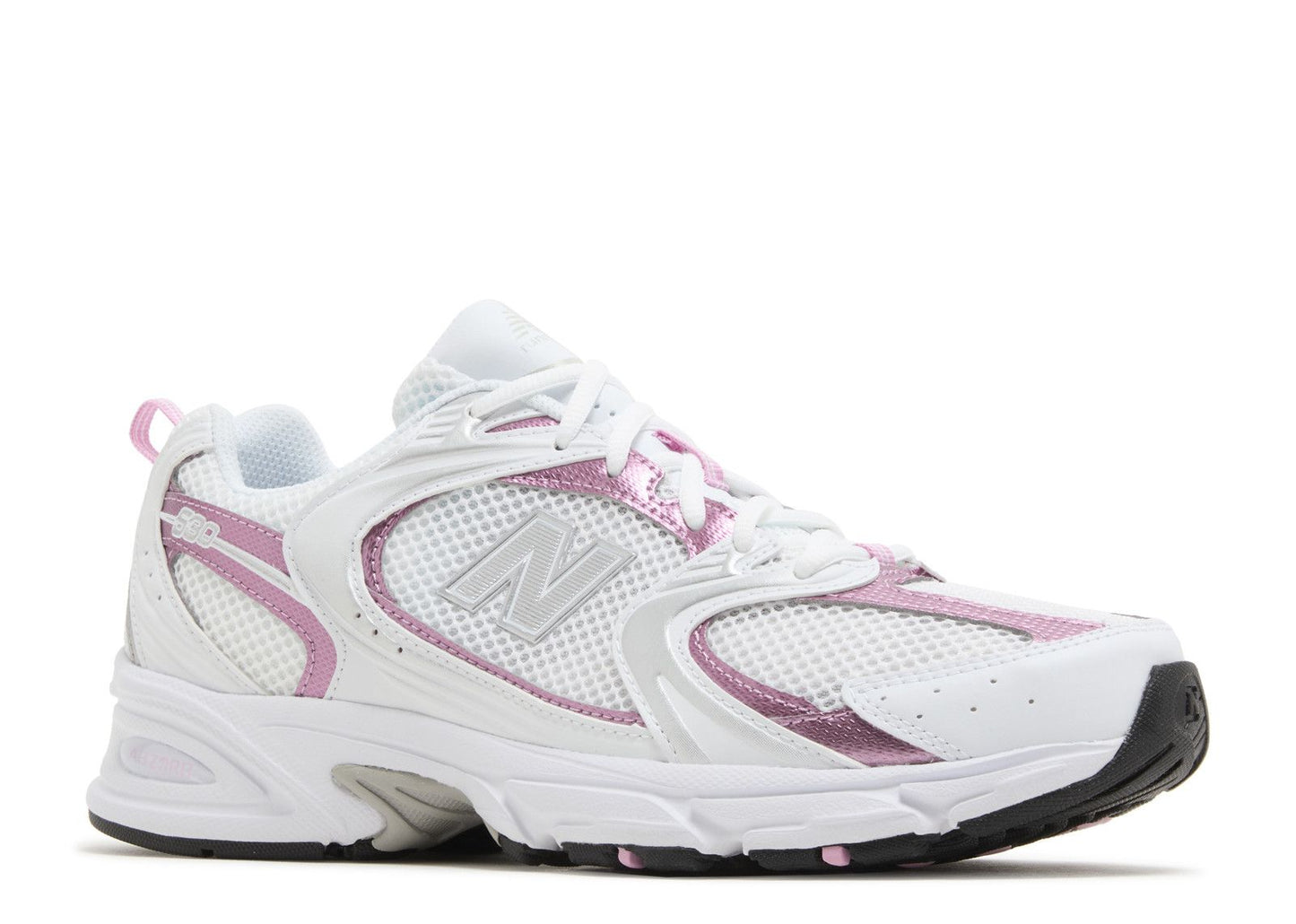 New Balance 530 White/Pink Sugar Size: 5.5/7w, 8.5/10w