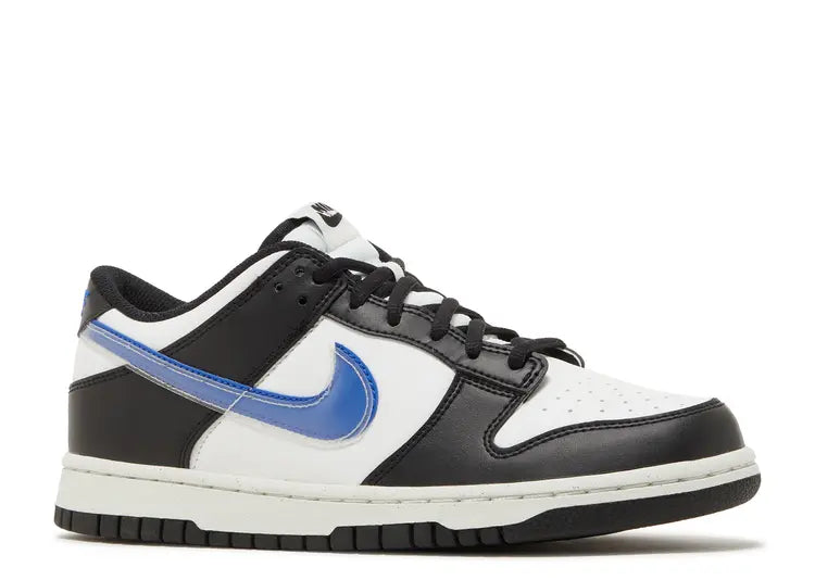 Nike Dunk Low Black White Game Royal Size: 4.5M/6W, 5.5M/7W, 6M/7.5W, 6.5M/8W, 7M/8.5W