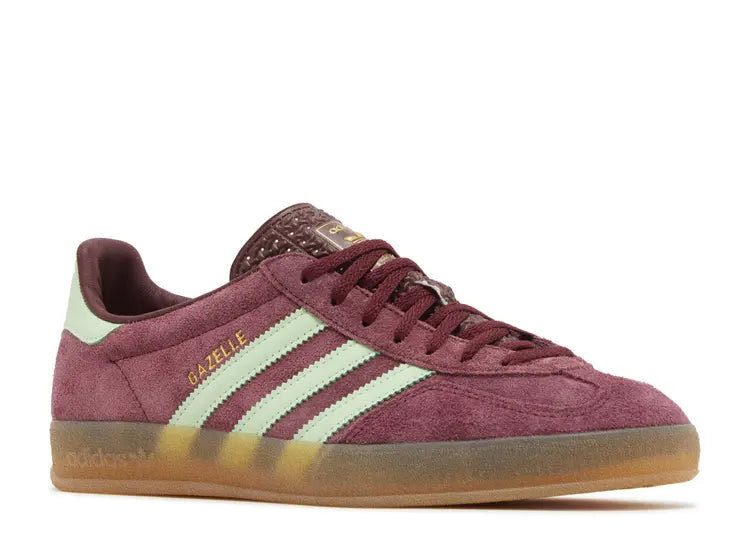 Adidas Gazelle Shadow Red Semi Green Spark Size: 12