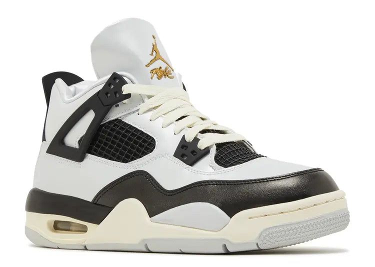 Jordan 4 Platinum Gold Size: 4M/5.5W, 4.5M/6W