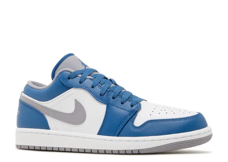 Jordan 1 Low True Blue Cement Size: 6.5M/8W, 7M/8.5W
