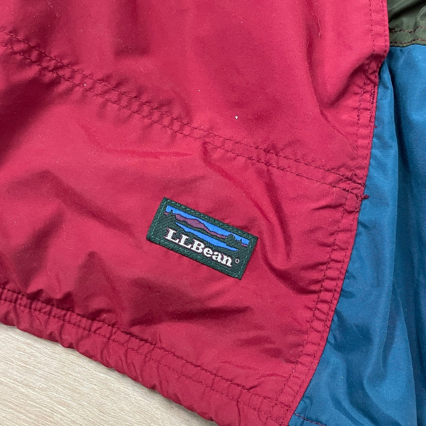 LL Bean anorak zip windbreaker