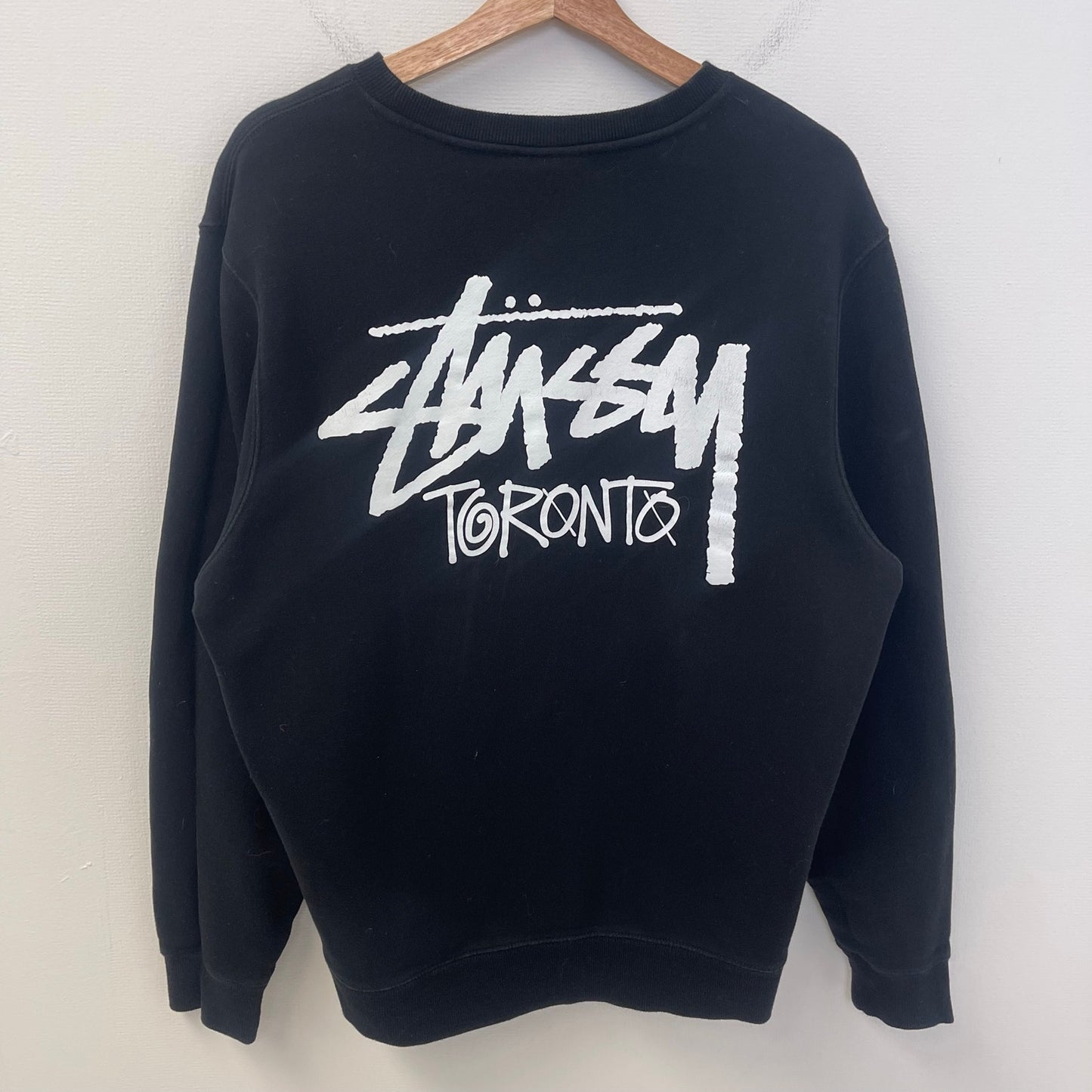 Stussy toronto black crewneck M