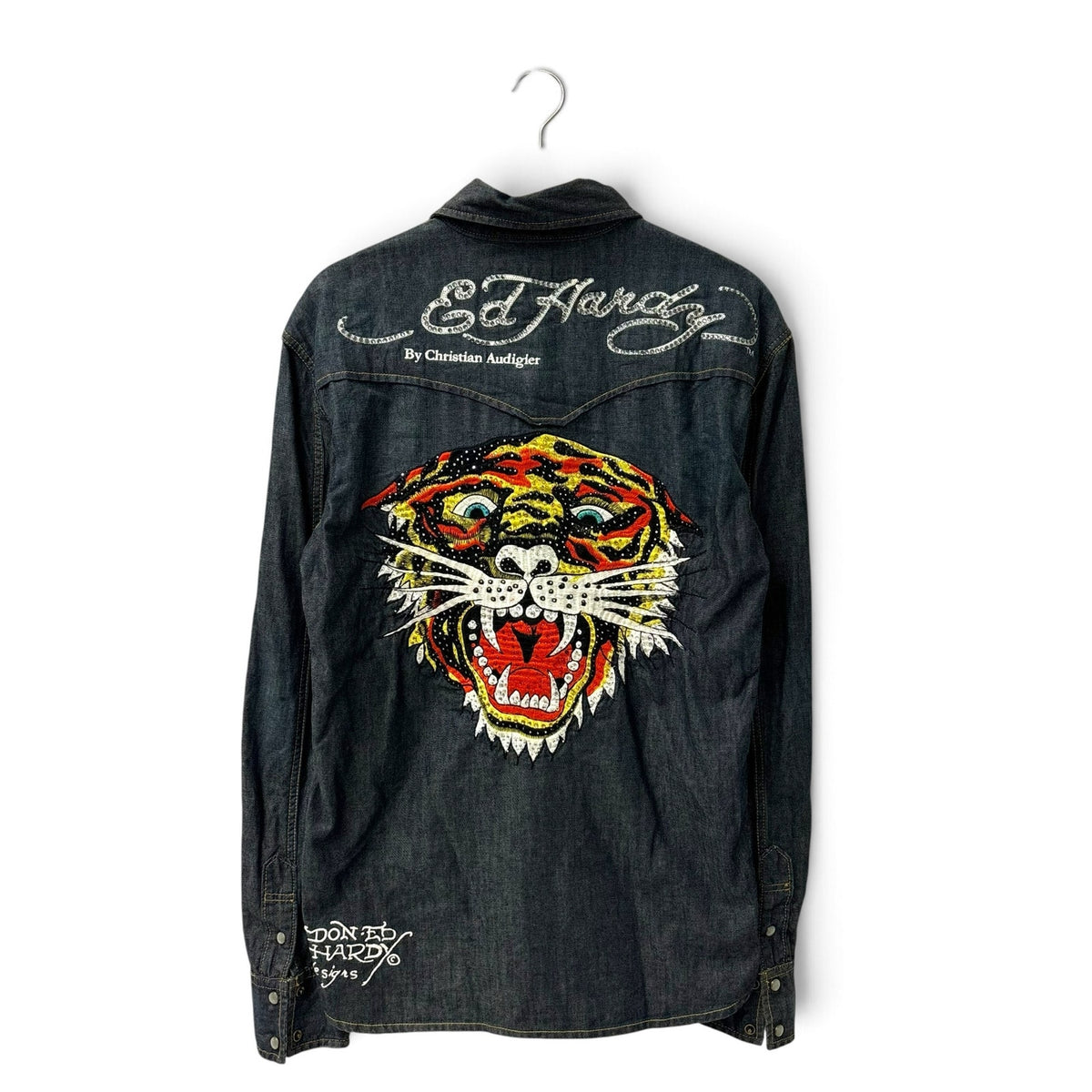 Ed Hardy Lion Jean Jacket S