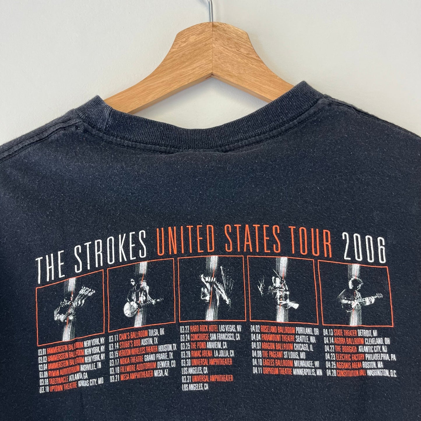 Vintage The Strokes 2006 First Impression Tour Band Shirt S