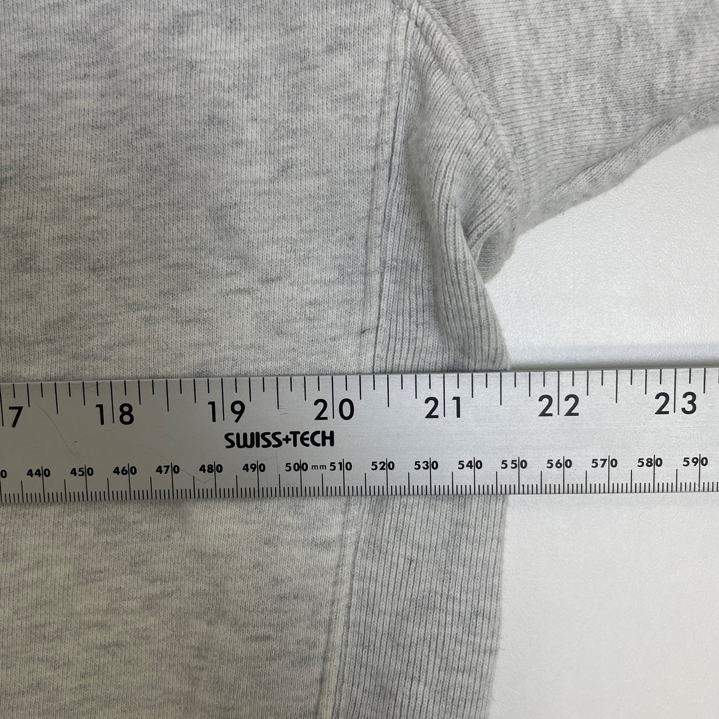 Stussy contrast collar grey crewneck M
