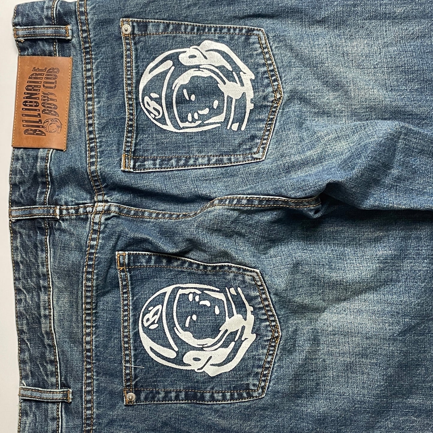 BBC astronaut denim shorts 36