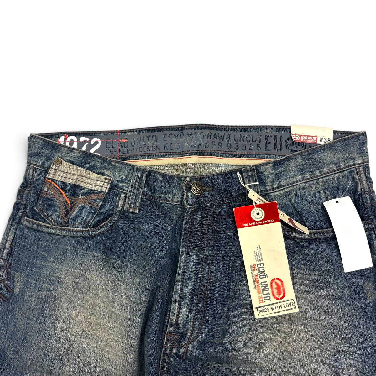 New Vintage Ecko Unltd Denim Shorts 38