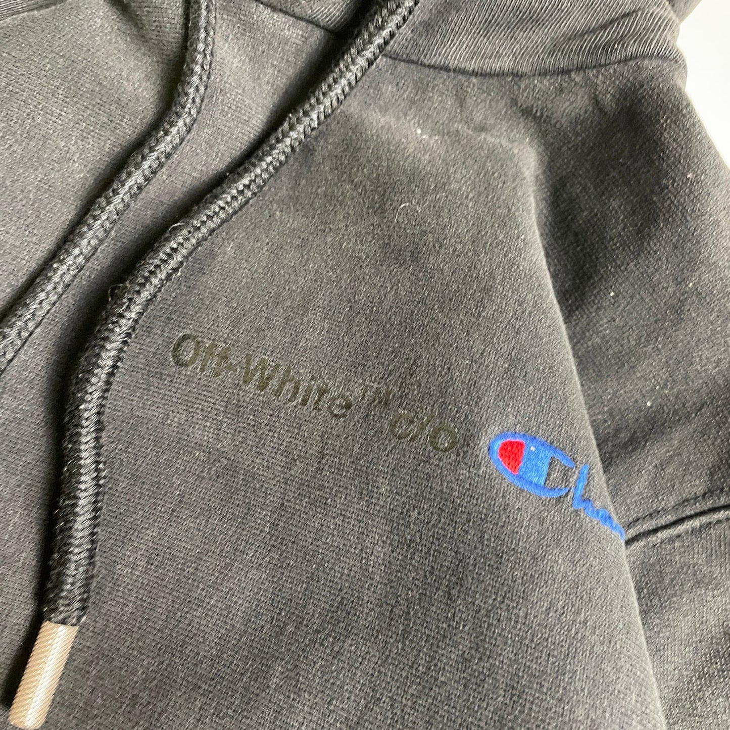 Offwhite x champion hoodie