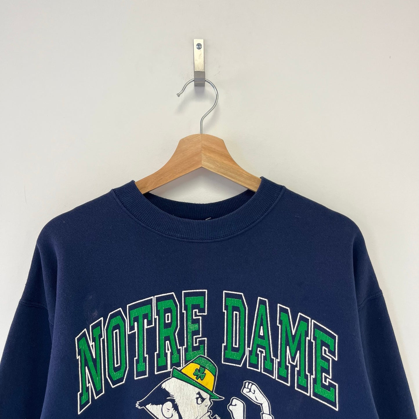 Vintage 90s Notre Dame Crewneck L