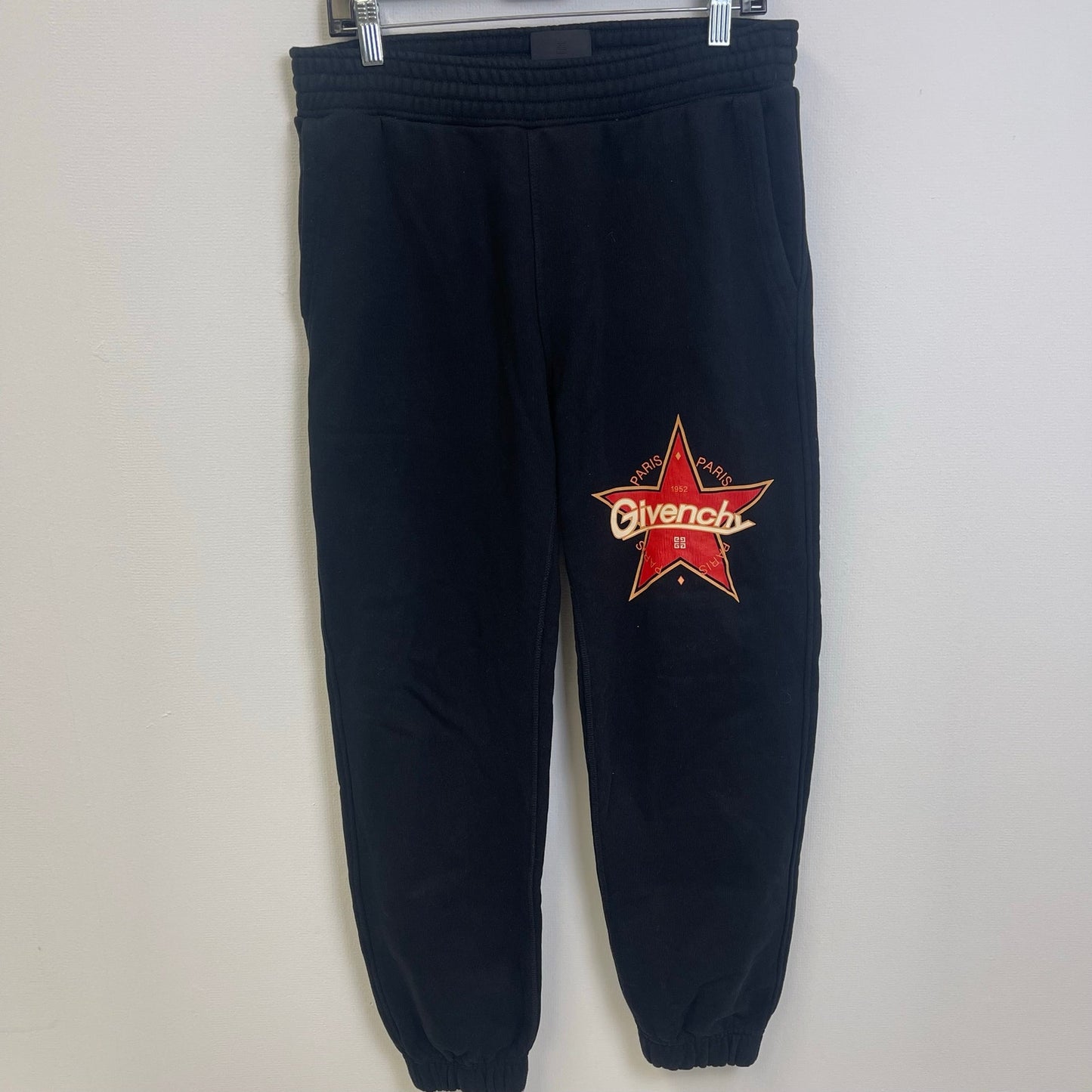 Givenchy star print logo sweatpants M