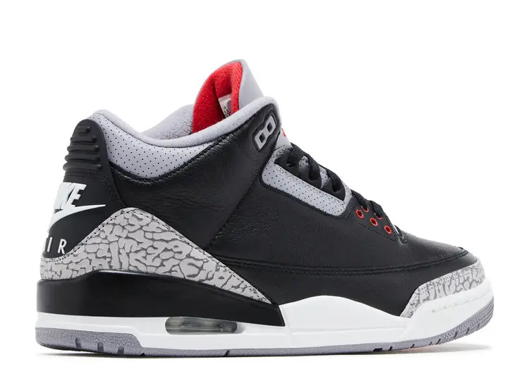 Jordan 3 OG Black Cement Size: 8, 8.5, 9, 9.5, 10, 10.5, 11.5, 12, 13