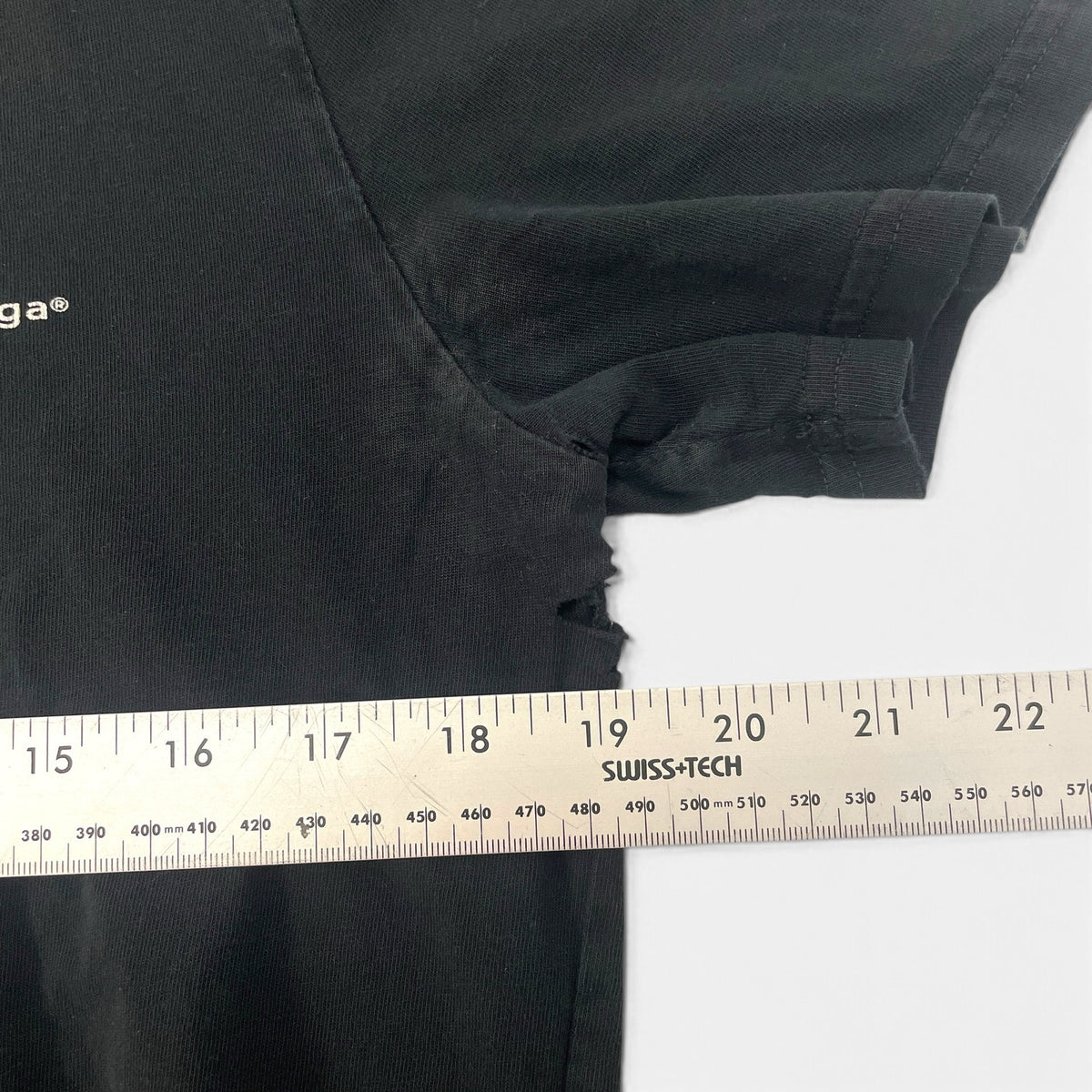 Balenciaga T Shirt Black Logo Shirt M