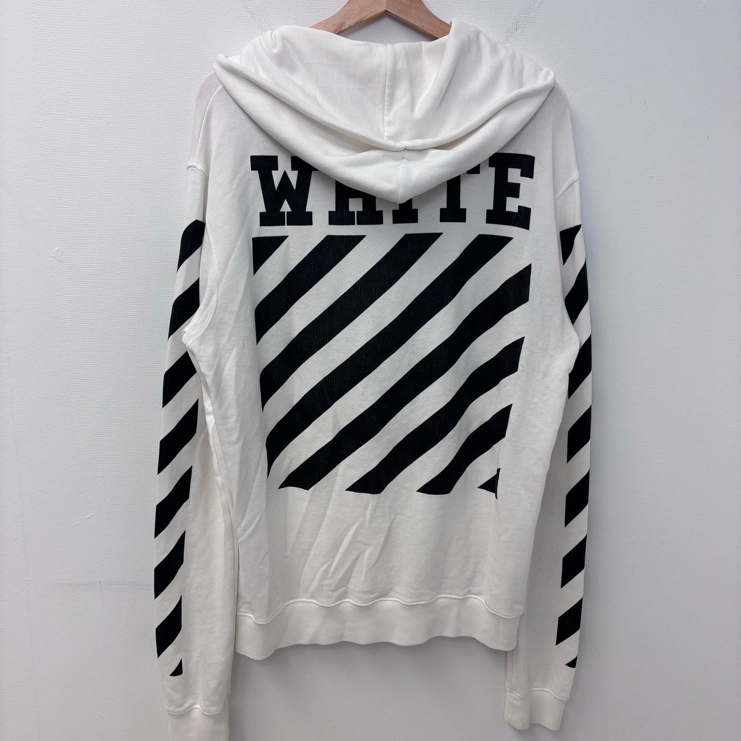 Off-White 2015 Caravaggio Religion Diagonal Hoodie