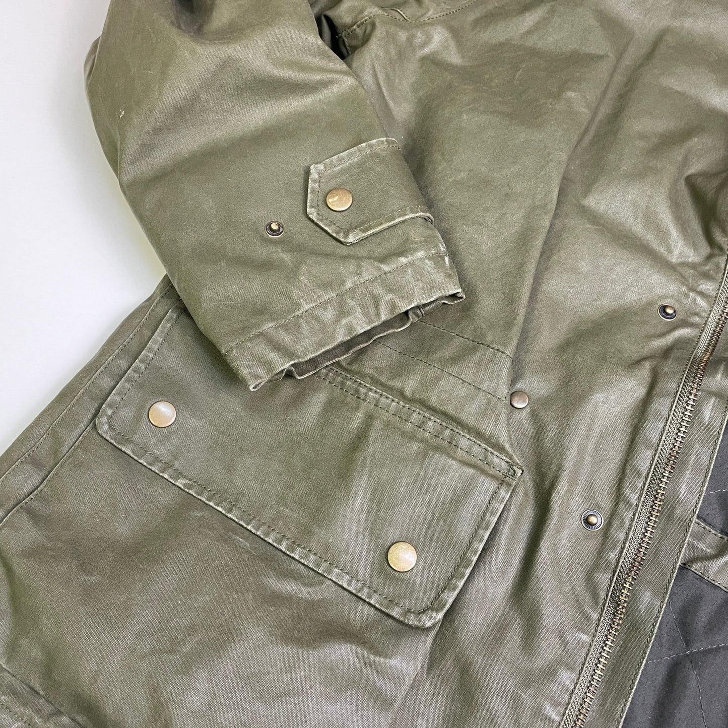 Jcrew waxed canvas jacket M