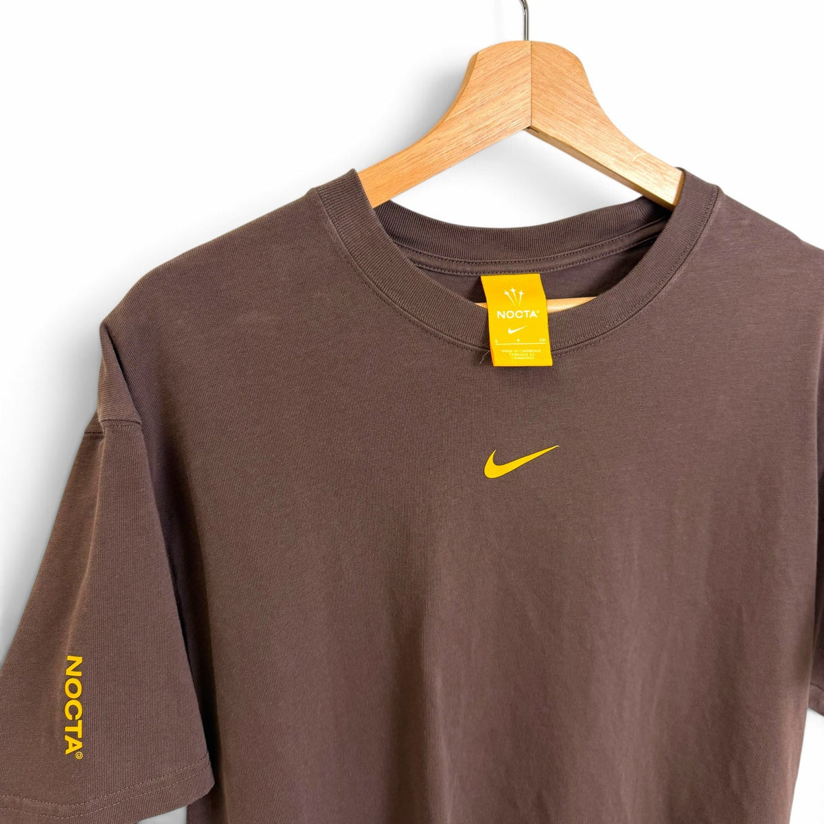 Nocta Center Swoosh Brown Shirt S