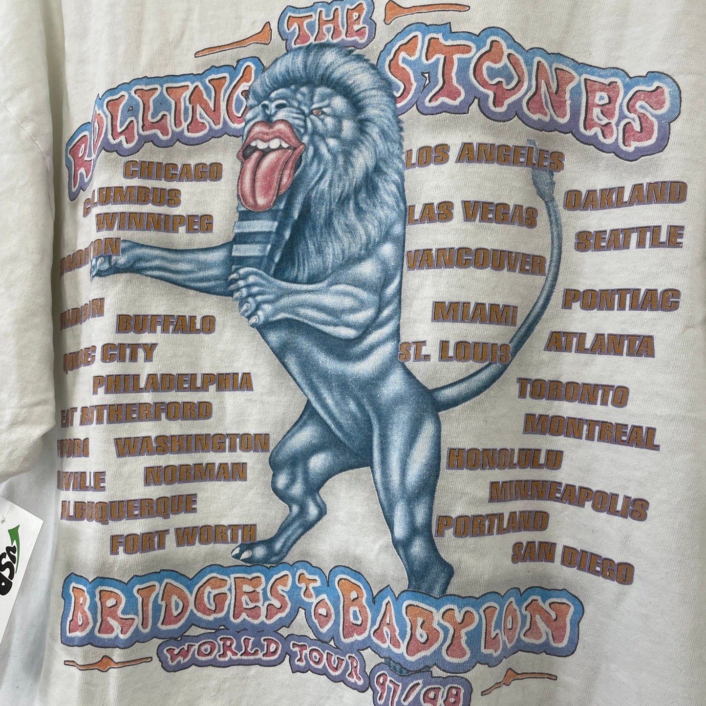 Vintage The Rolling Stones T Shirt XL