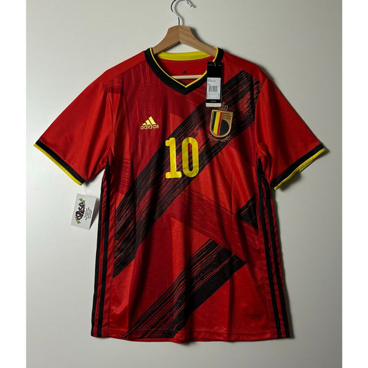2020-21 Belgium adidas football Home Shirt E.Hazard NWT