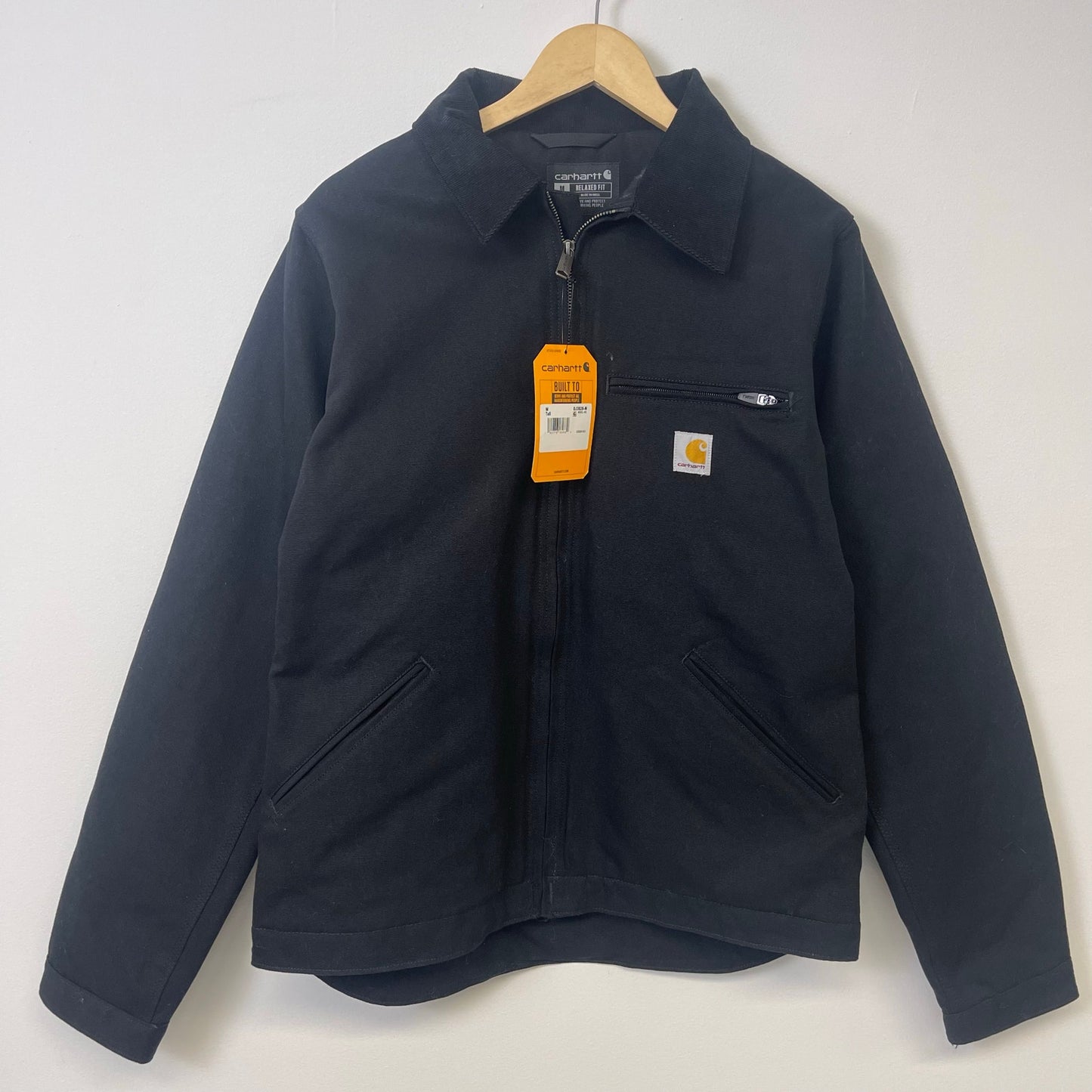 Carhartt Duck Blanket Detroit Jacket Black M NWT