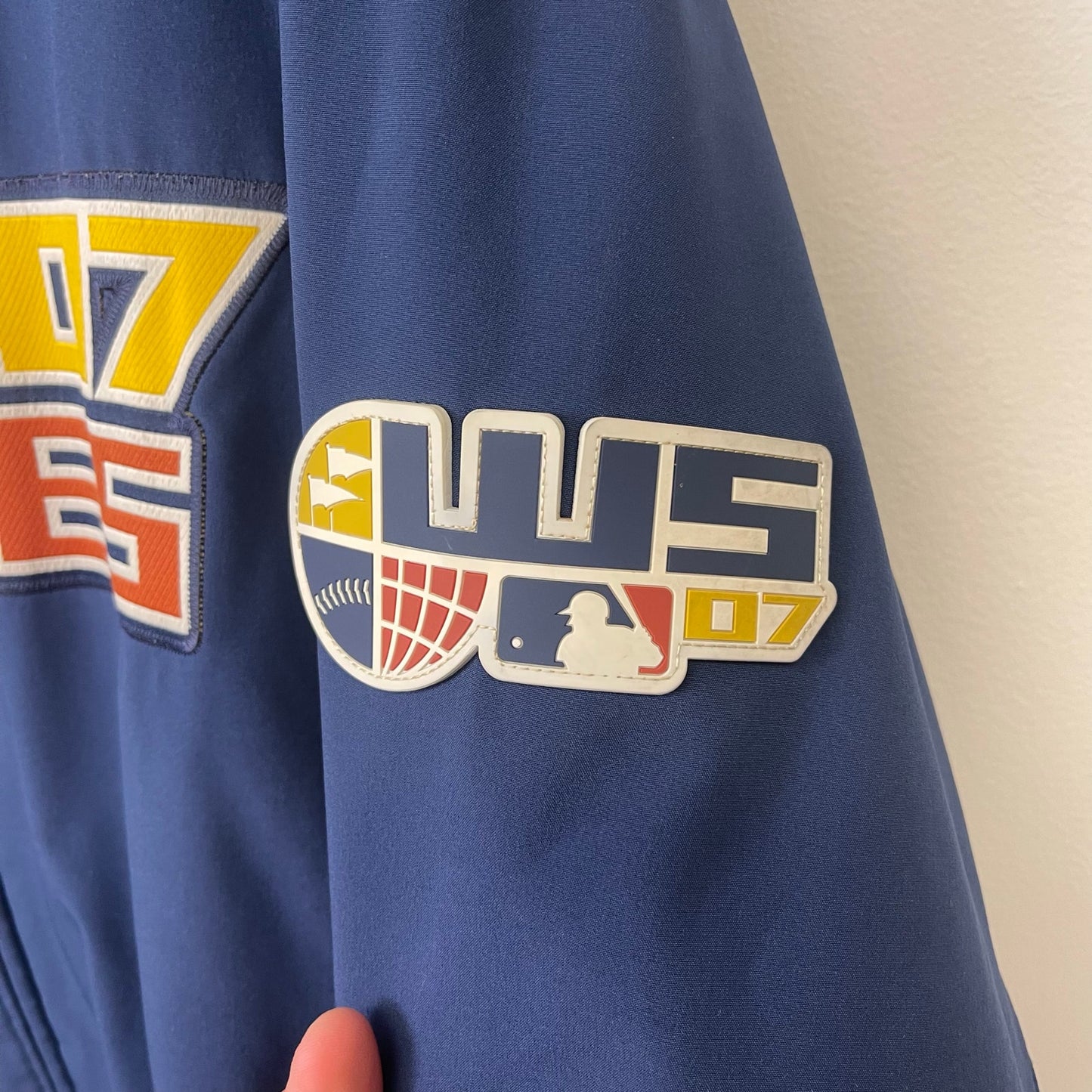 MLB World Series Jacket Blue Baseball jacket XL