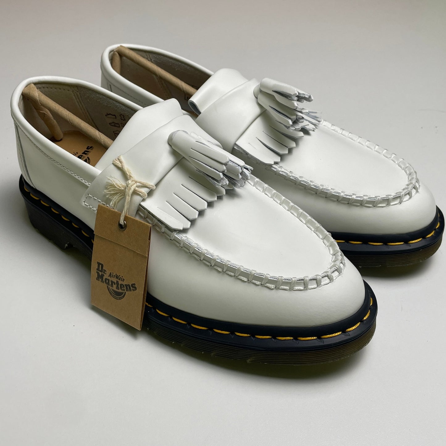 Dr. Martin white Adriene loafer 8, 9, 10, 11