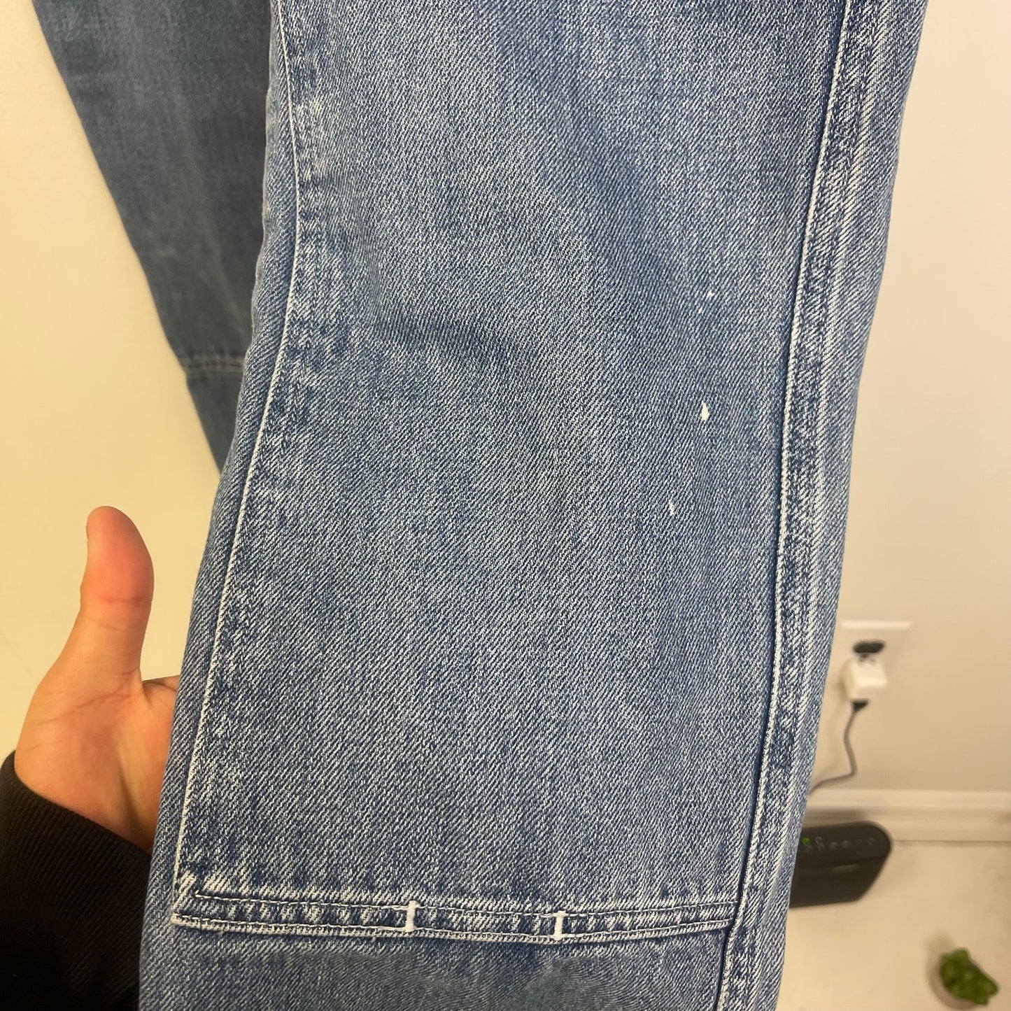 Stussy double knee lightwash denim jeans 28