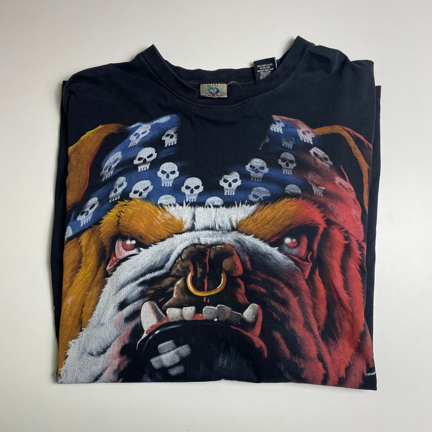 LIQUID BLUE bulldog tee 3xl