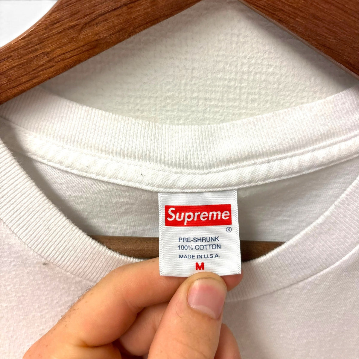 Supreme Buju Banton White Tee SS19 M