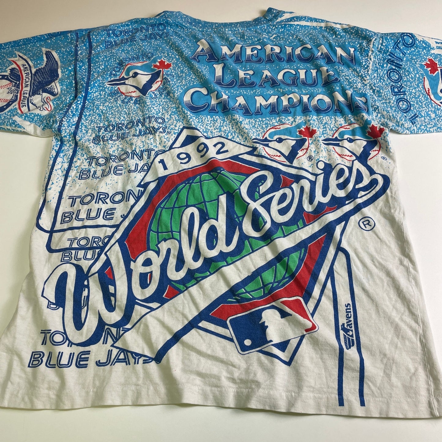 Vintage Blue Jays world series 1992 AOP t shirt L