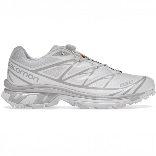 vsresell Salomon XT-6 white trail running sneaker with quicklace system and mesh upper