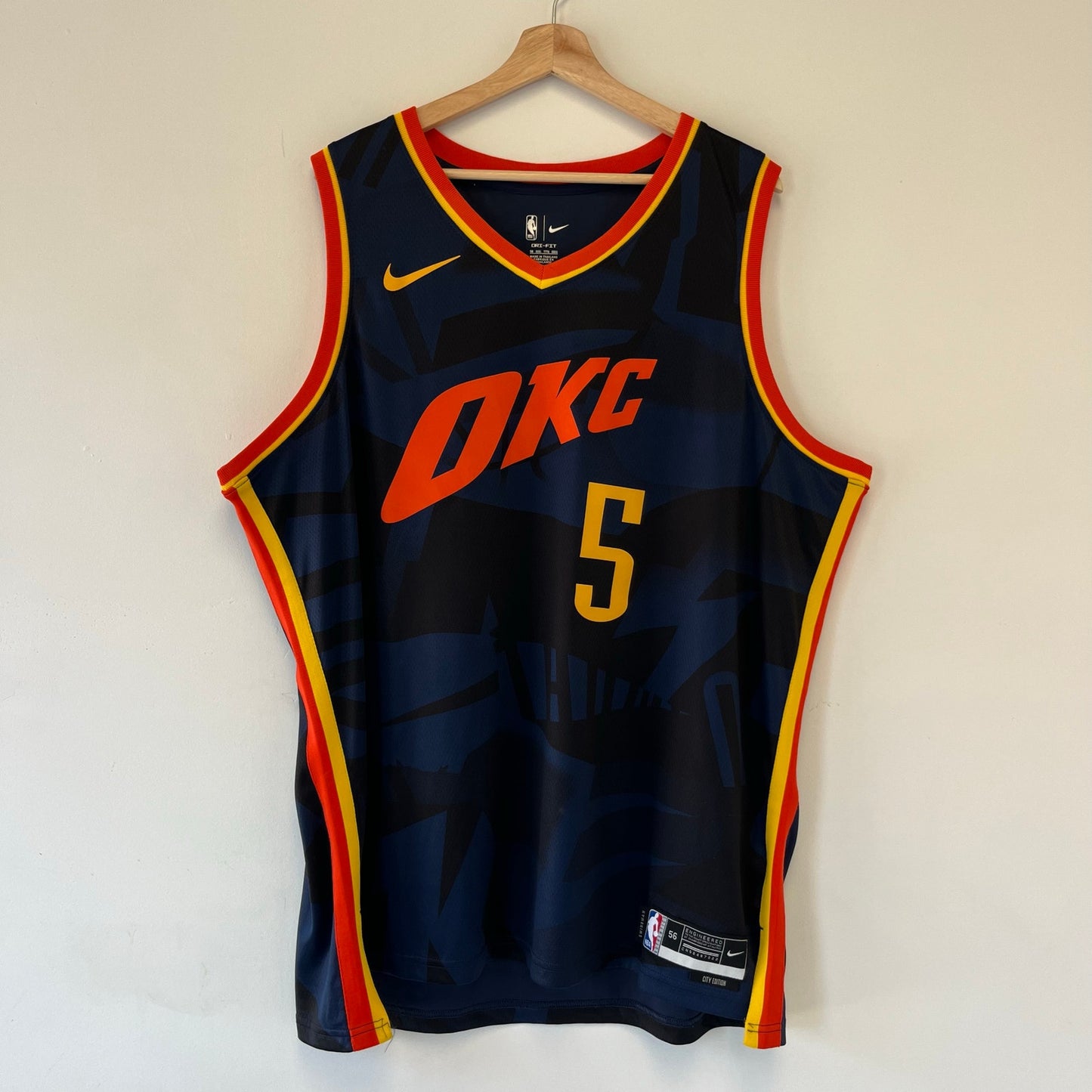 Nike OKC Luguentz Dort NBA Jersey XXXL