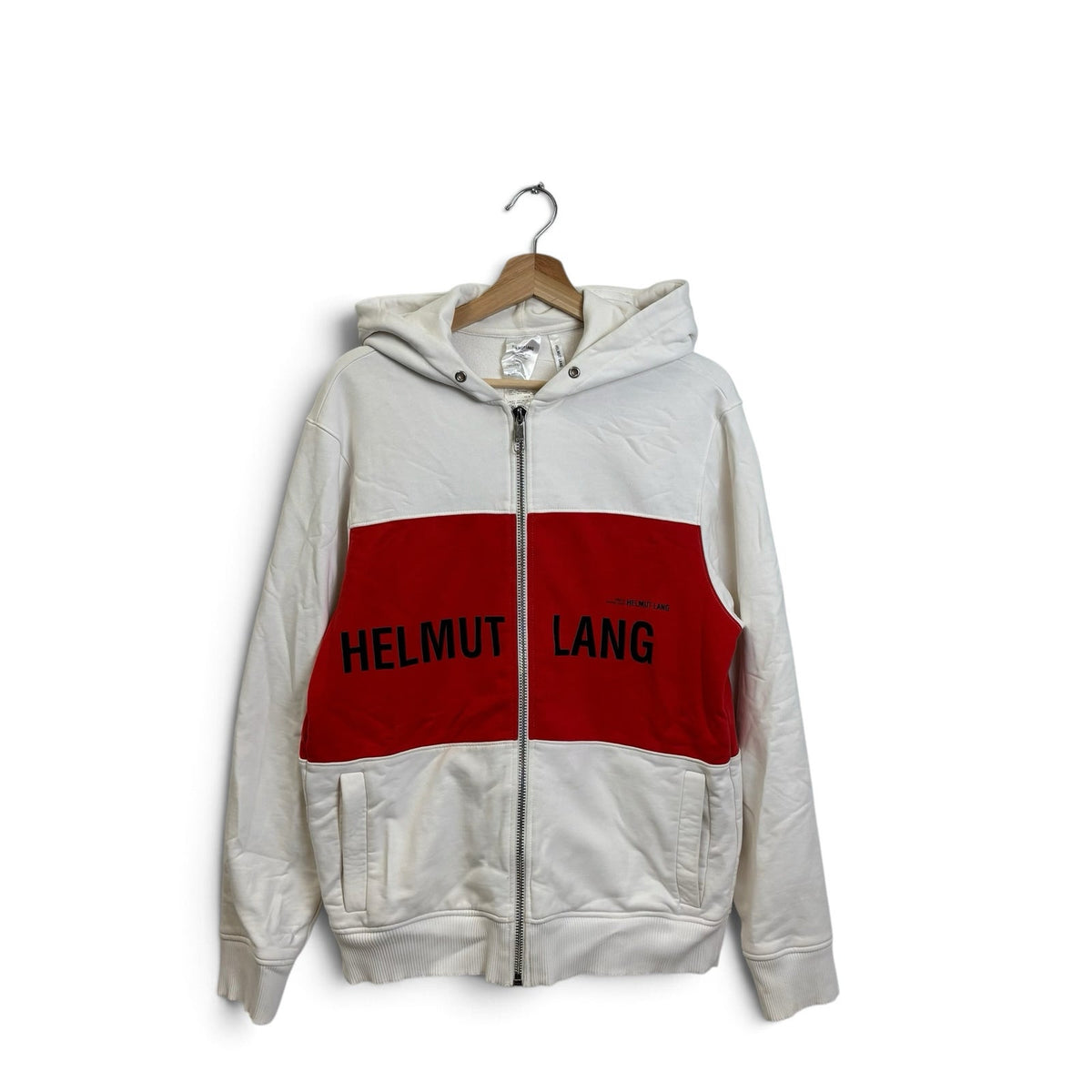 Helmut Lang x Shayne Oliver Campaign PR Panel Zip Hoodie SS18 S