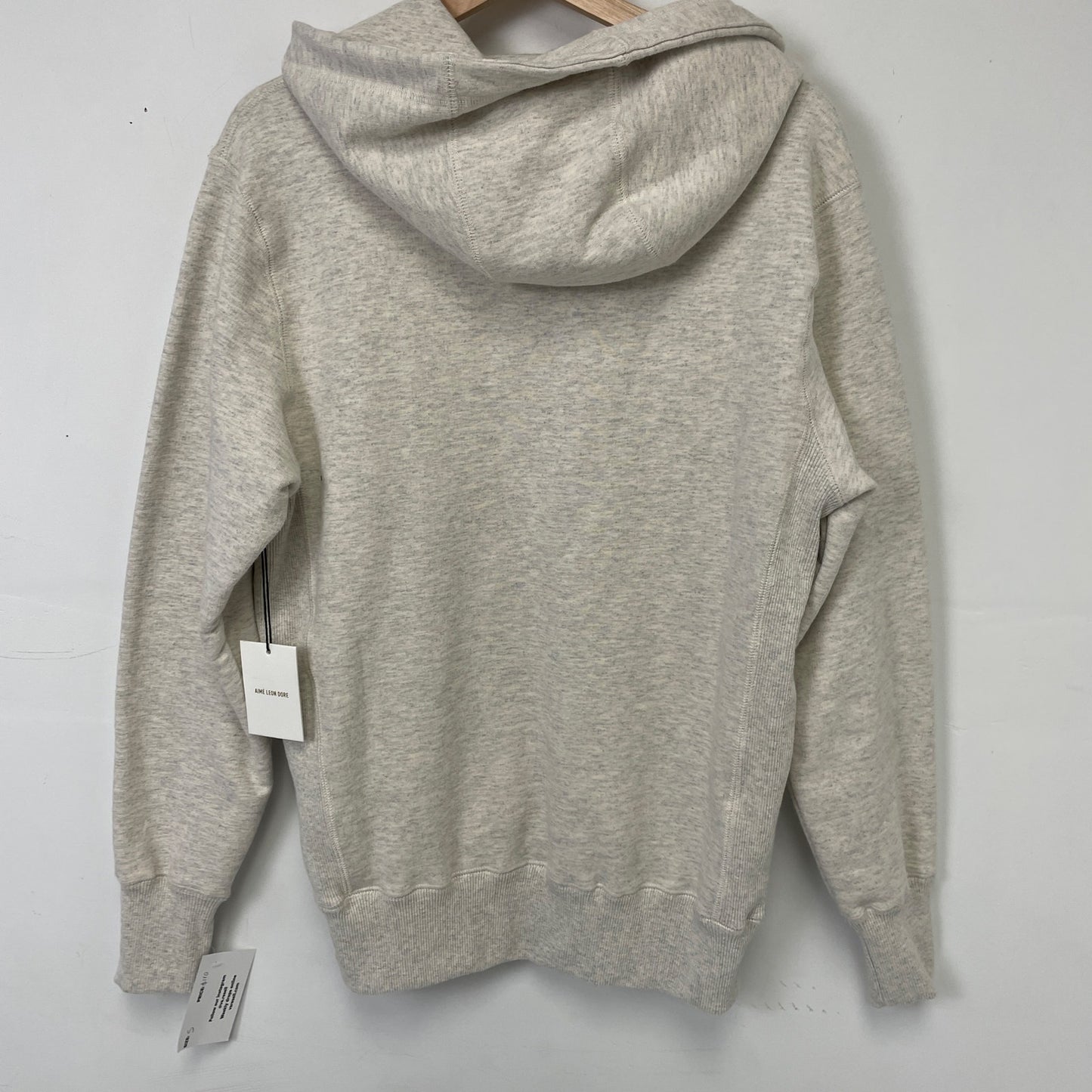 Aime Leon Dore Tonal Logo beige Hoodie S NEW