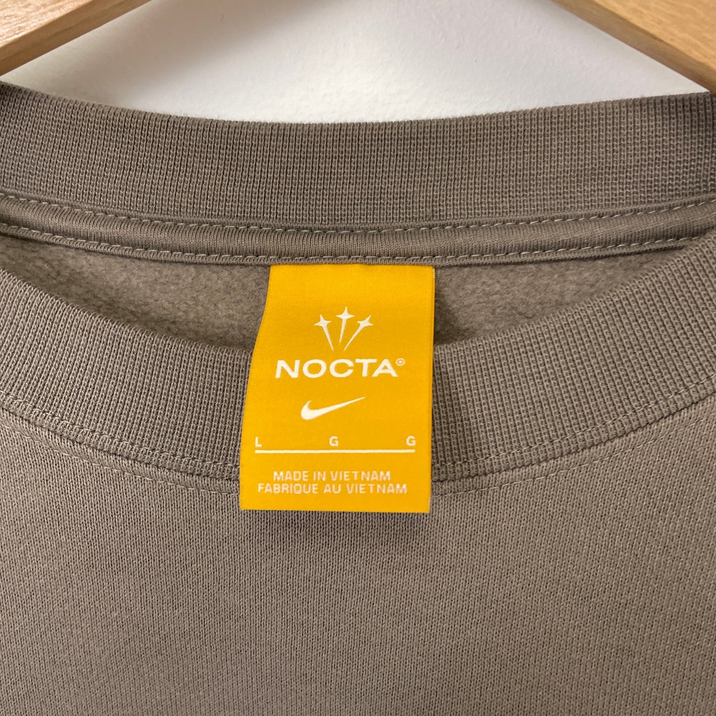 Nike x Nocta Cardinal Stock Brown Crewneck L