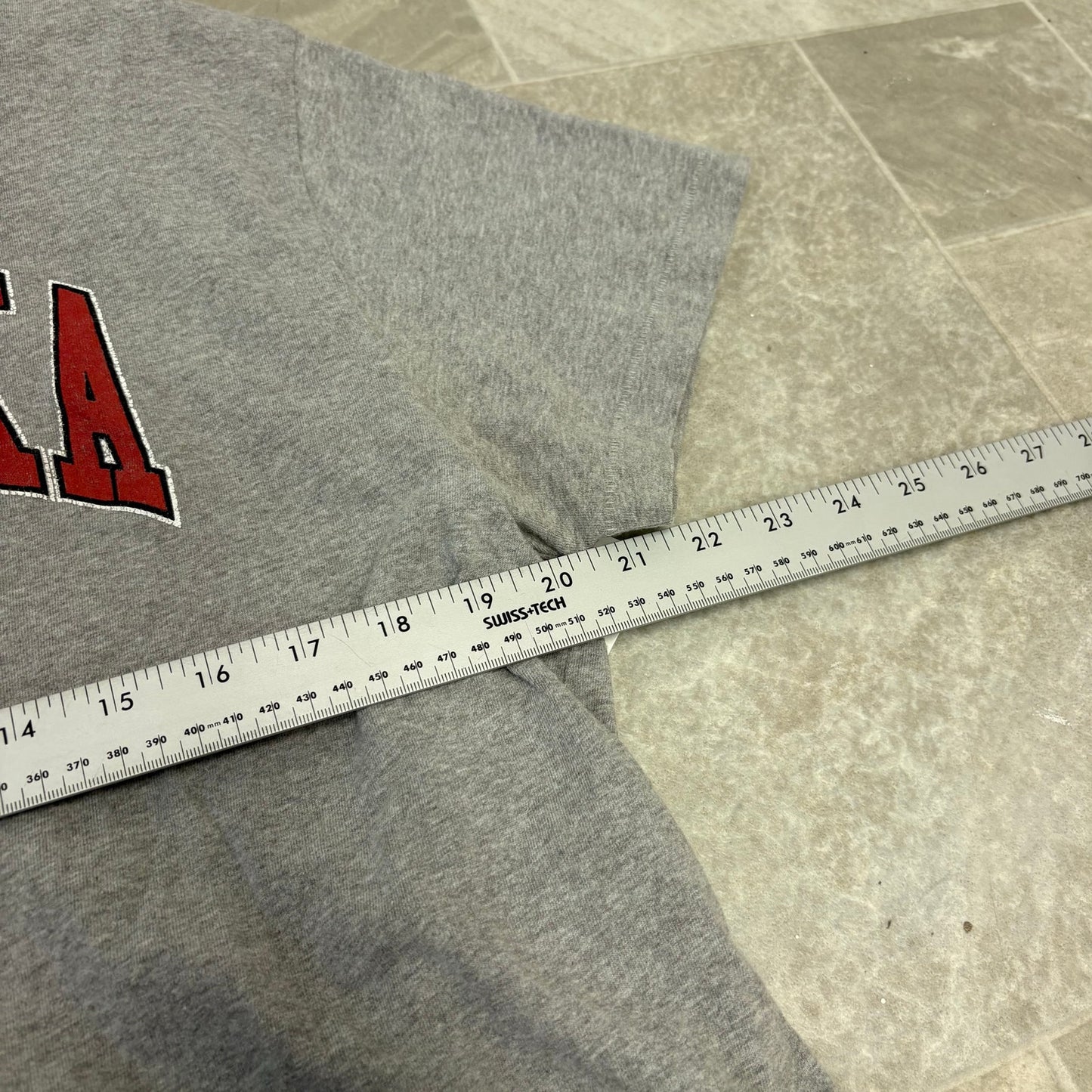 Off white Nebraska spellout logo tee XL