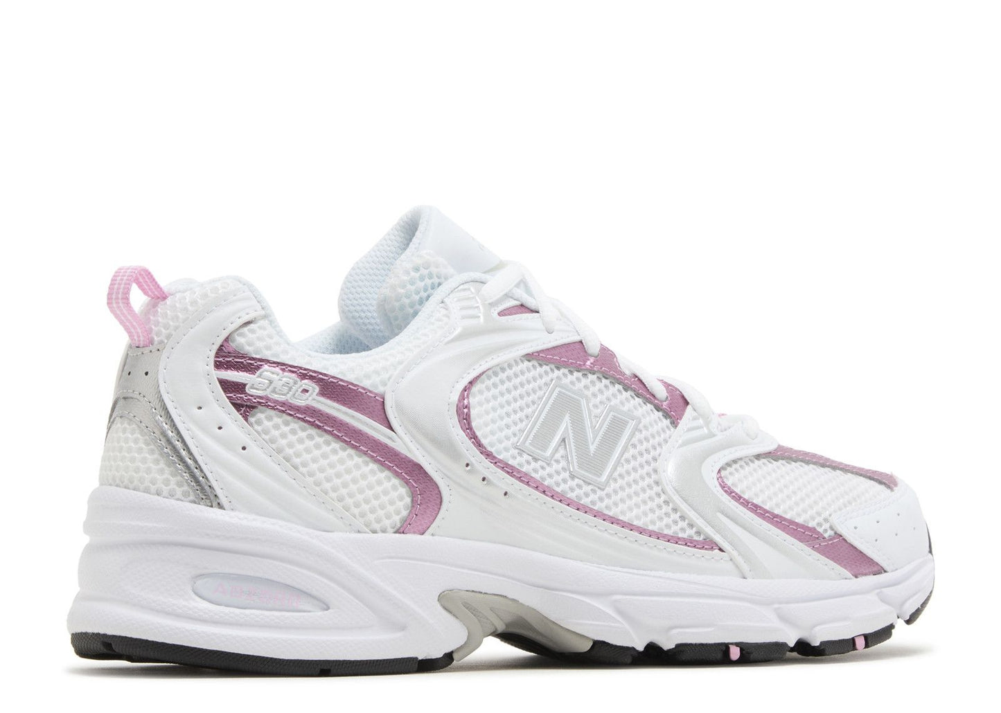 New Balance 530 White/Pink Sugar Size: 5.5/7w, 8.5/10w
