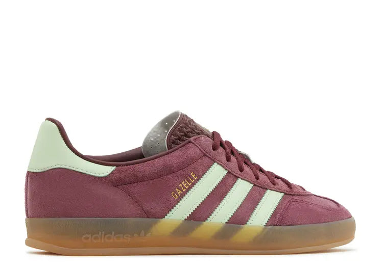 Adidas Gazelle Shadow Red Semi Green Spark Size: 12