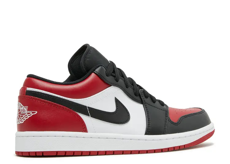 Jordan 1 Low Bred Toe Size: 11, 8.5