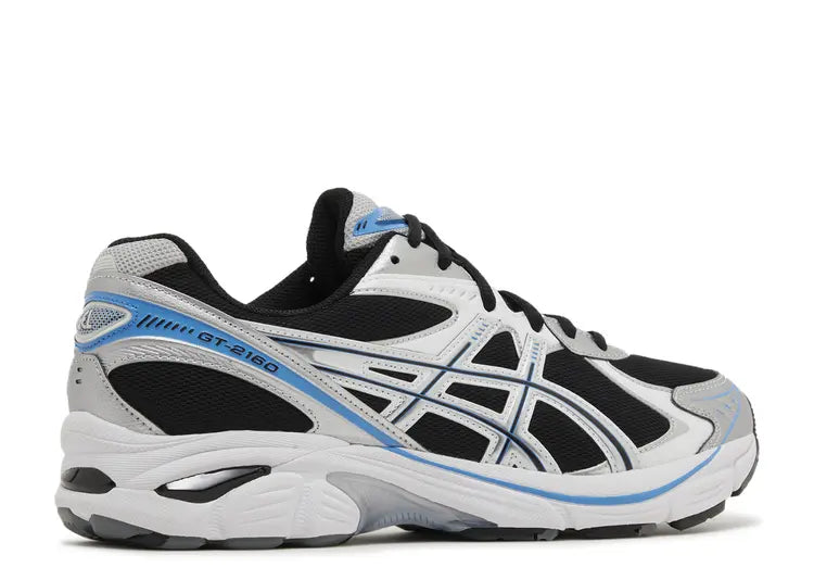 ASICS GT-2160 Black Pure Silver Bright Blue Size: 13