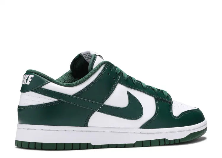 Nike Dunk Low Michigan State Size: 4.5M/6W, 5M/6.5W, 5.5M/7W, 6M/7.5W, 6.5M/8W, 7M/8.5W