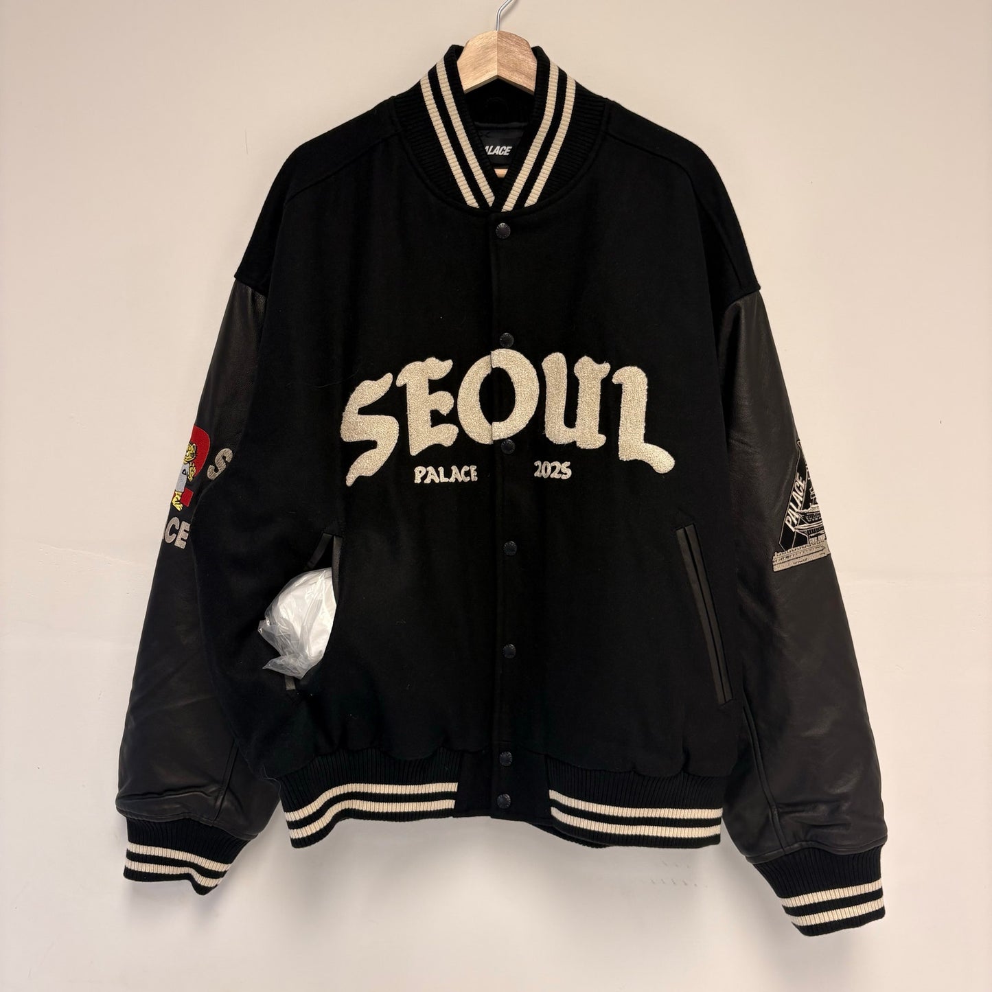 Palace Seoul 2 Seoul Varsity Jacket Black XXL