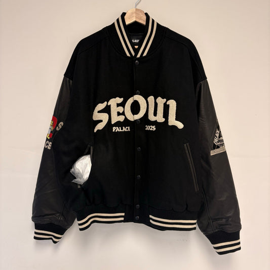 Palace Seoul 2 Seoul Varsity Jacket Black XXL