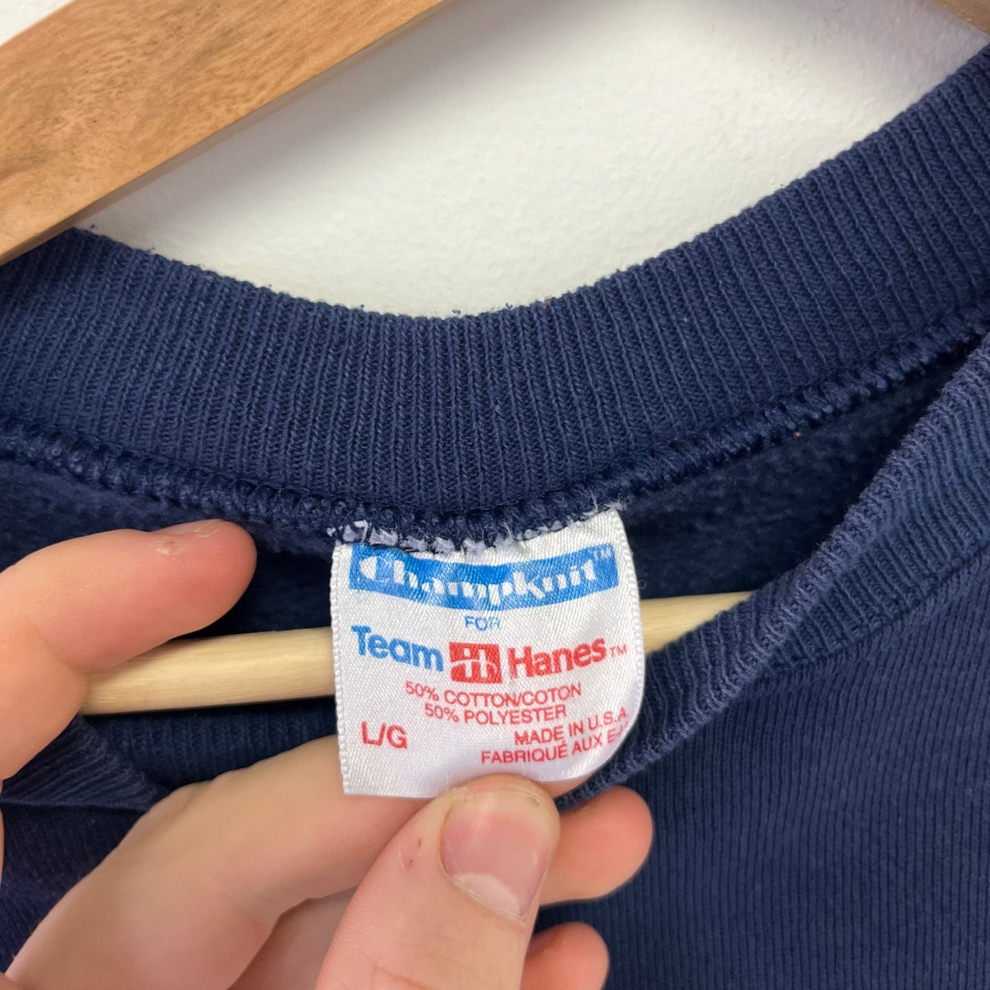 Vintage 90s Notre Dame Crewneck L